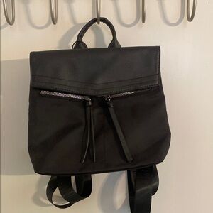 Botkier Trigger Backpack Nylon with Faux Leather Flap